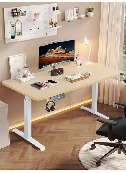 Smart Electric Standing Laptop Computer Motion Desk Height Adjustable Desk Lifting Table Standing Desk Sit Desk Home Office
