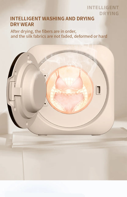 Mini Drum Washing Machine with Dryer | Desktop & Wall Mounted | 220V EU