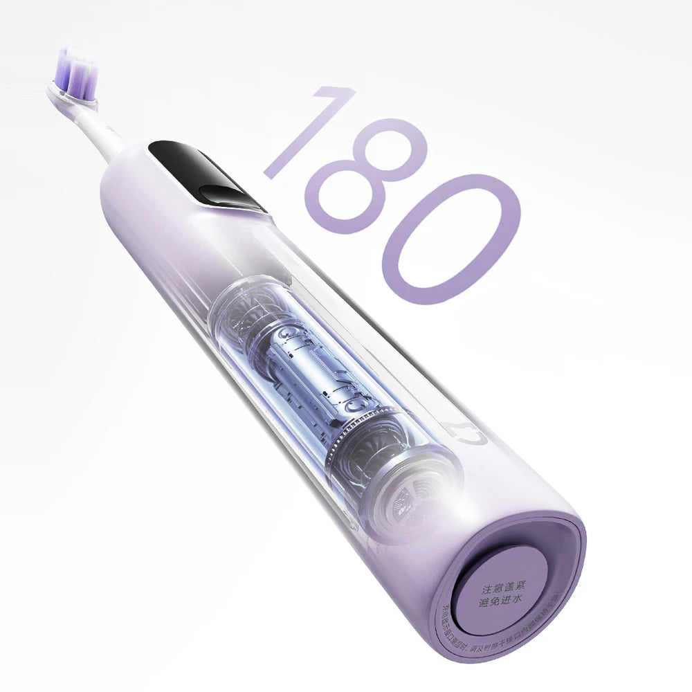 MIJIA Sonic Electric Toothbrush Pro – Smart 4 Modes, LED Screen, Travel Lock, IPX8, Long Battery Life