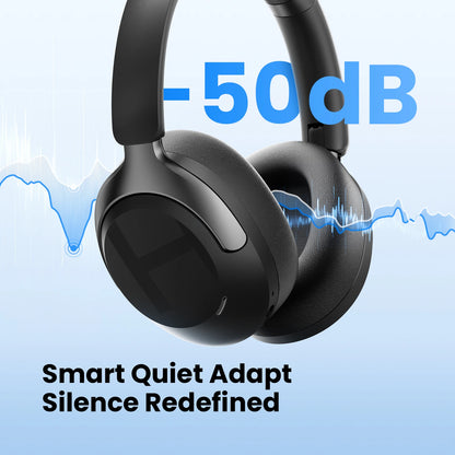 HAYLOU S40 ANC Wireless Headphones – 50dB, LDAC, 3D Spatial Audio, Bluetooth 6.0, 90Hrs