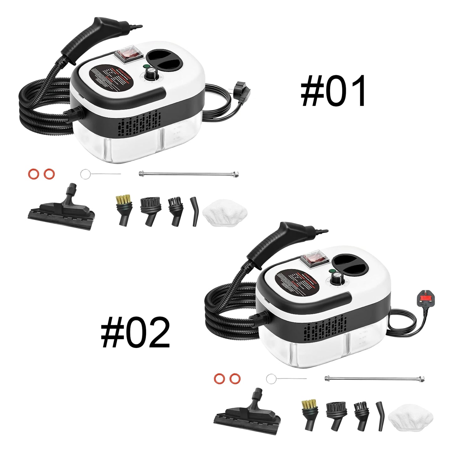 2500W 220V Household Steam Cleaner – High Temperature Pressurized for Floor, Kitchen & Interior