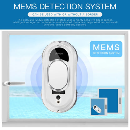 CHOVERY Robot Window Cleaner – Smart Home Glass Cleaning Robot with Remote Control