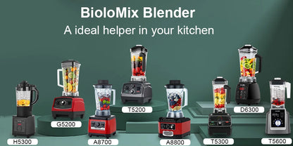BioloMix 3HP Professional Blender BL-1800 | 2200W | 2L Jug | EU 220V