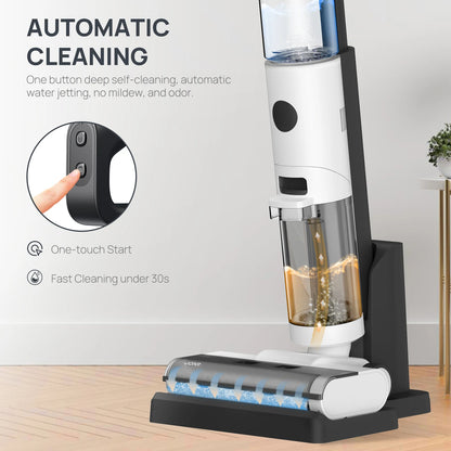 JONR ED12 Wet & Dry Smart Vacuum Mop – Wireless Floor Cleaner 200W