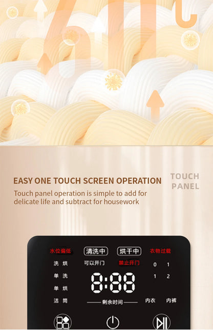 Mini Drum Washing Machine with Dryer | Desktop & Wall Mounted | 220V EU