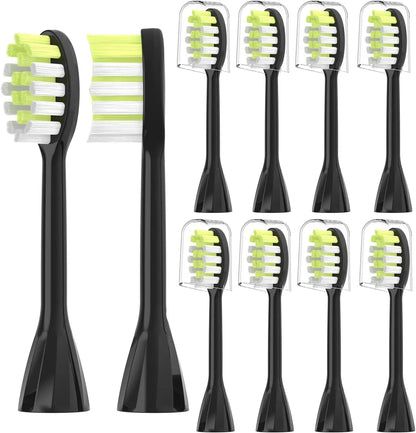 Set of R.E.D. Shopping electric toothbrush replacement heads with soft bristles for adult oral care, available in 4, 6, or 8 pack.