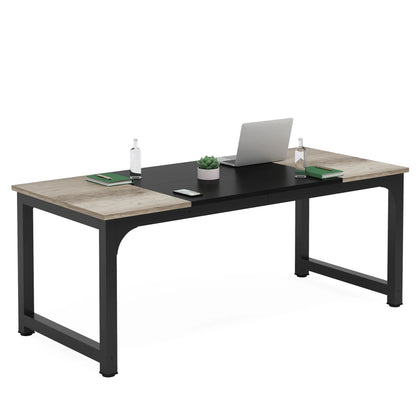 Tribesigns 70.8" Executive Office Desk | Large Computer Workstation