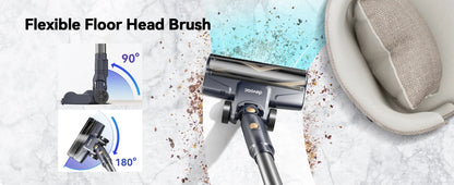 INSE I8 Corded Vacuum Cleaner 6-in-1 | 25KPa 600W | EU & US Plug | Carpet & Pet Hair