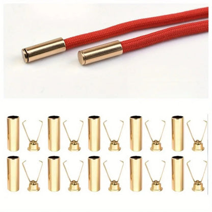 Heavy Duty Metal Cord Locks 10-Pack | Adjustable Clips for Shoelaces, Bags & Hoodies
