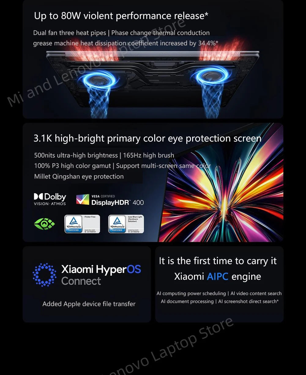 Xiaomi Redmi Book Pro 16 2025 – Intel Ultra5 225H / Ultra7 255H, 32GB RAM, 1TB SSD, 2.5K/3.1K 120Hz/165Hz