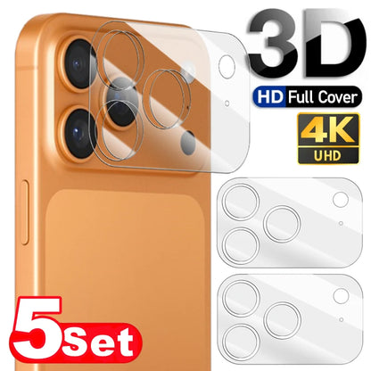 Camera Lens Tempered Glass for iPhone 17 Pro Max / 17 Air | Full Coverage Anti-Scratch Lens Protector (1-5 Sets)