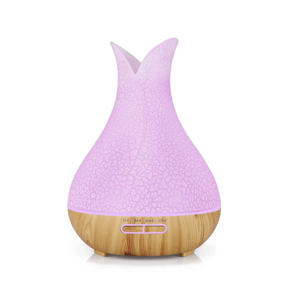 WiFi Smart Air Humidifier & Aroma Diffuser 400ml – Essential Oil, Wood Ball Design