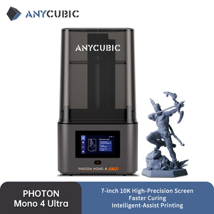 ANYCUBIC Photon Mono 4 Ultra AE LCD 3D Printer – 10K, 7", 2.2L Build Volume