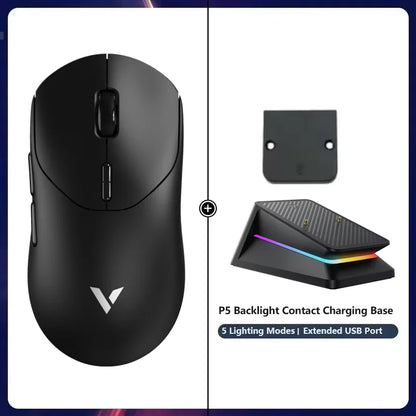 Rapoo Wireless Gaming Mouse – 8KHz Polling, 26000 DPI, 8 Buttons, Rechargeable, for Small/Medium Hands