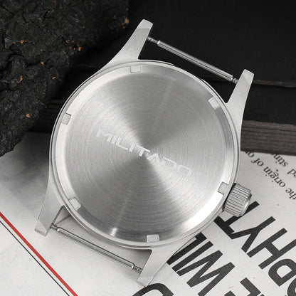 Militado ML05 Vintage Field Watch – 38mm, VH31 Sweep, Sapphire AR Crystal, Luminous