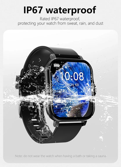 Smart Watch 2025 - 1.83" Display, Bluetooth Calling & Fitness Tracker for Men & Women