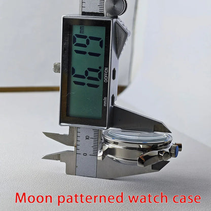 39.7mm Men's Watch Case for VK63 Movement – Metal Case with 20mm Strap Fit & Watch Box