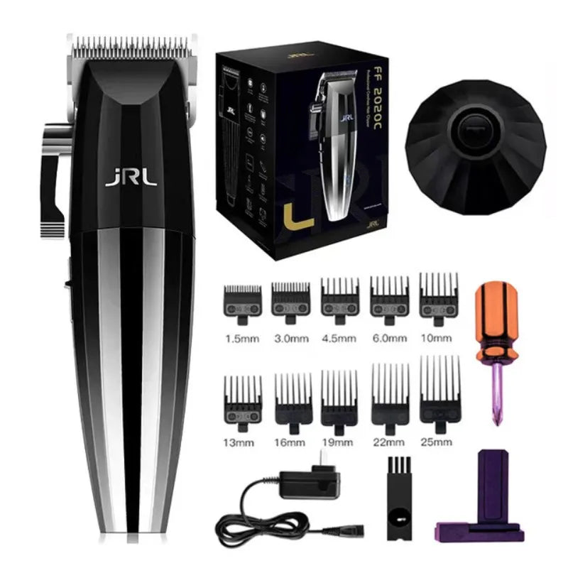 JRL 2020C/T Professional Hair Clipper – Gold & Silver, Barber Set Options