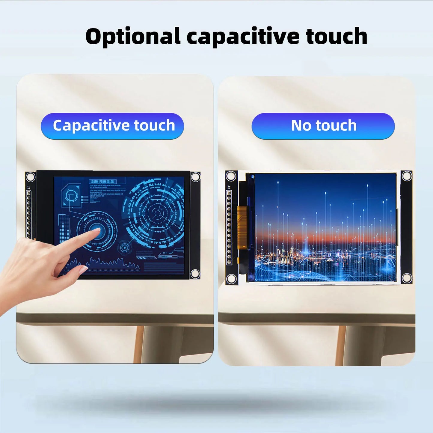3.2" IPS TFT LCD Touch Display Module – ILI9341, SPI, for ESP32 & Arduino