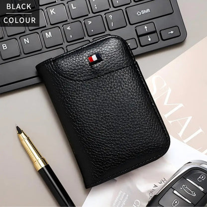 LISM Ultra-Slim PU Leather Credit Card Holder Wallet