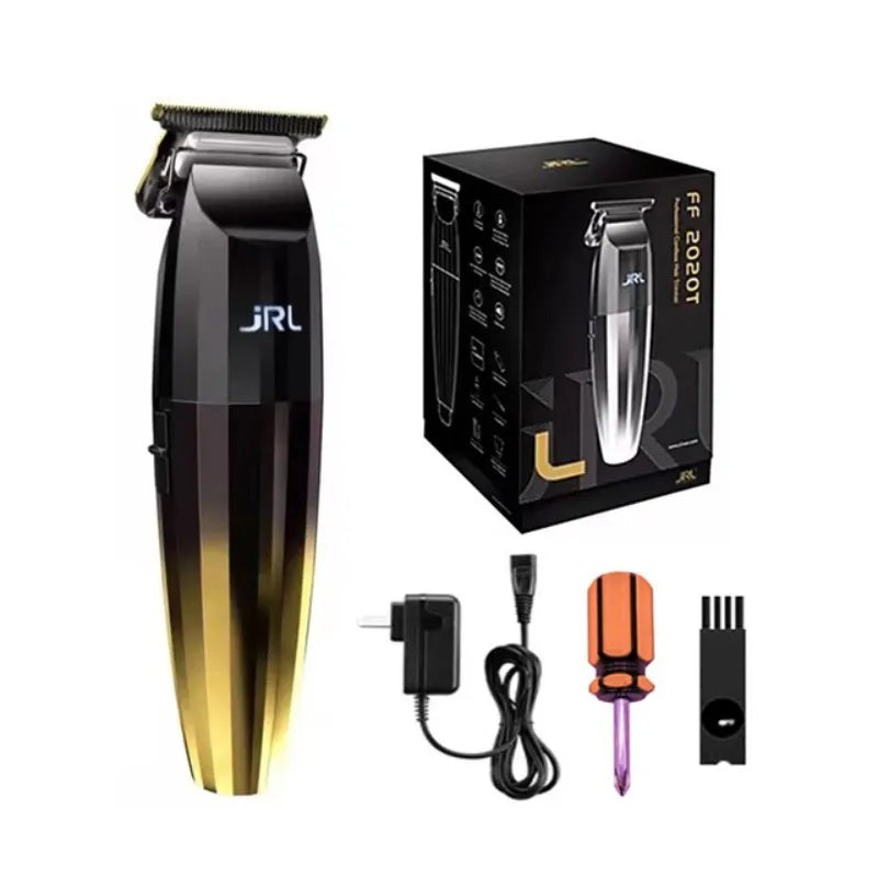 JRL 2020C/T Professional Hair Clipper – Gold & Silver, Barber Set Options
