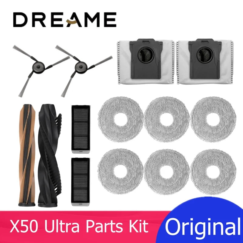Dreame X50 Master / L50 Ultra / L40s Ultra Spare Parts | Brush / Mop / Filter / Dustbag