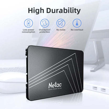 Netac 2.5" SATA3 SSD | 128GB to 4TB | Internal Solid State Drive | Laptop & Desktop Upgrade