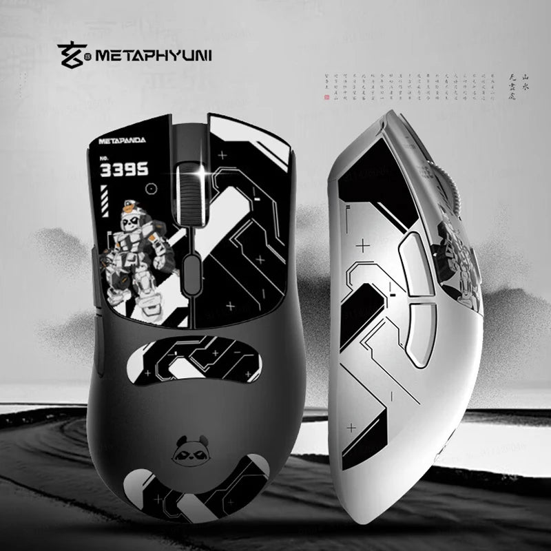 Metaphyuni Metapanda P1 Pro Wireless Gaming Mouse – PAW3395, Low Latency, Lightweight, Ergonomic