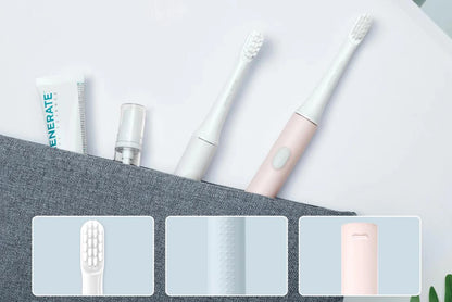 XIAOMI MIJIA T100 Sonic Electric Toothbrush – USB Rechargeable, IPX7 Waterproof, Ultrasonic Auto