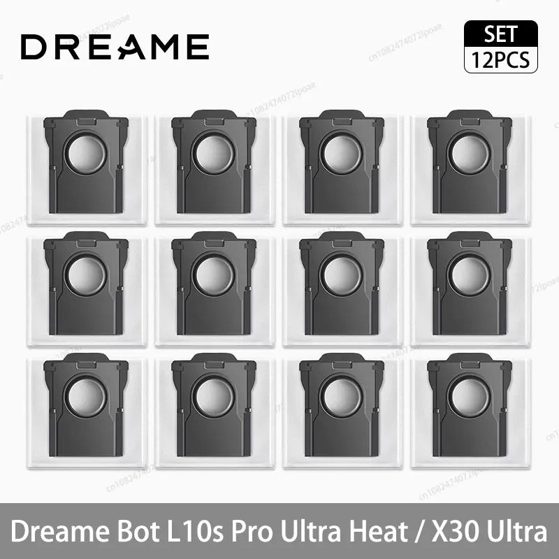 Dreame L10s Pro Ultra Heat / X30 Ultra Robot Vacuum Spare Parts – Brush, Filter, Mop & Dust Bag