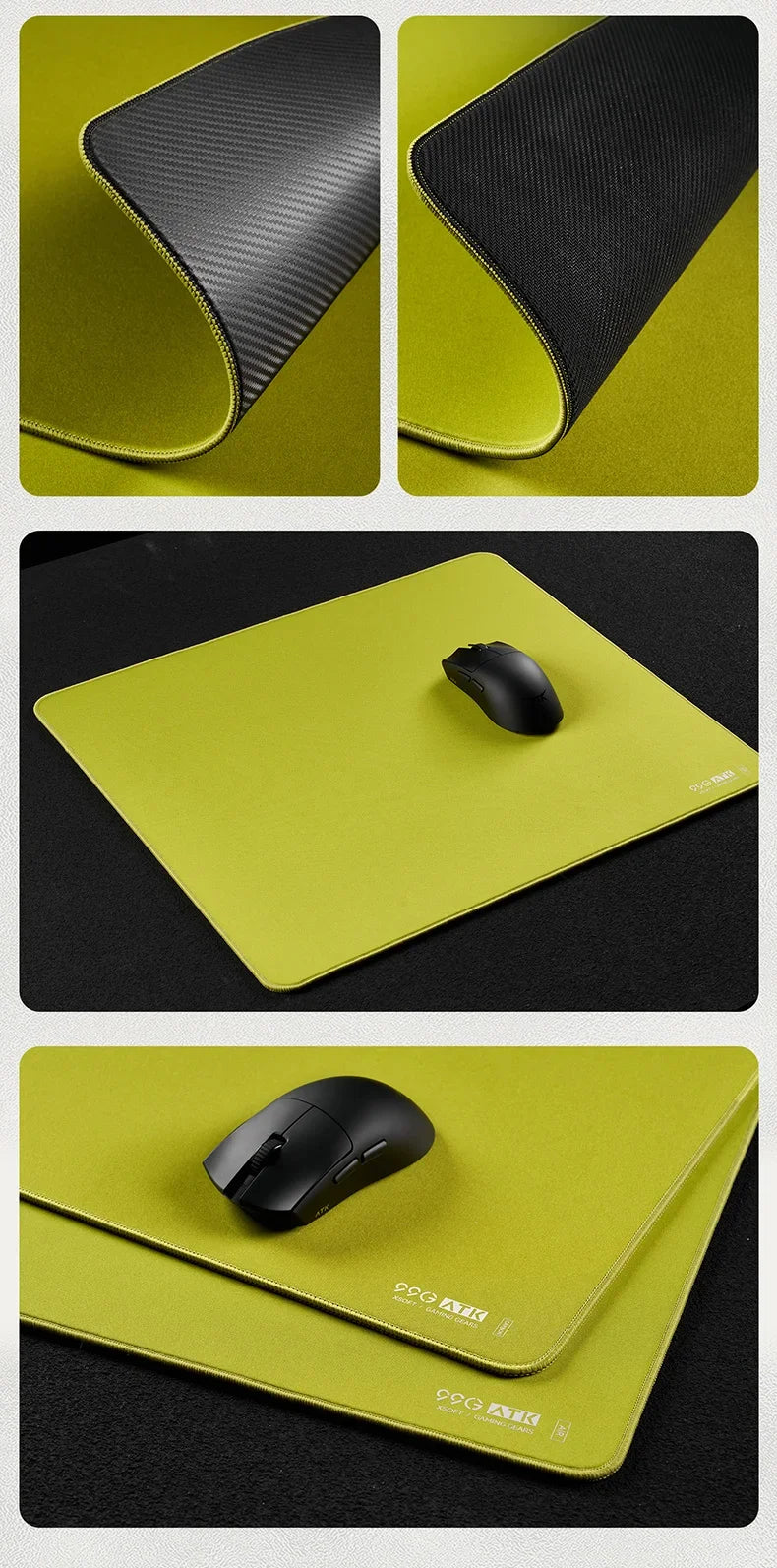 ATK99G Air Carbon Gaming Mousepad | 490x420x4mm | Xsoft | Magnetic Switch | Paw3950