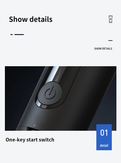 Xiaomi Mijia Wireless Hair Clipper – Titanium Alloy Blade, Men & Kids