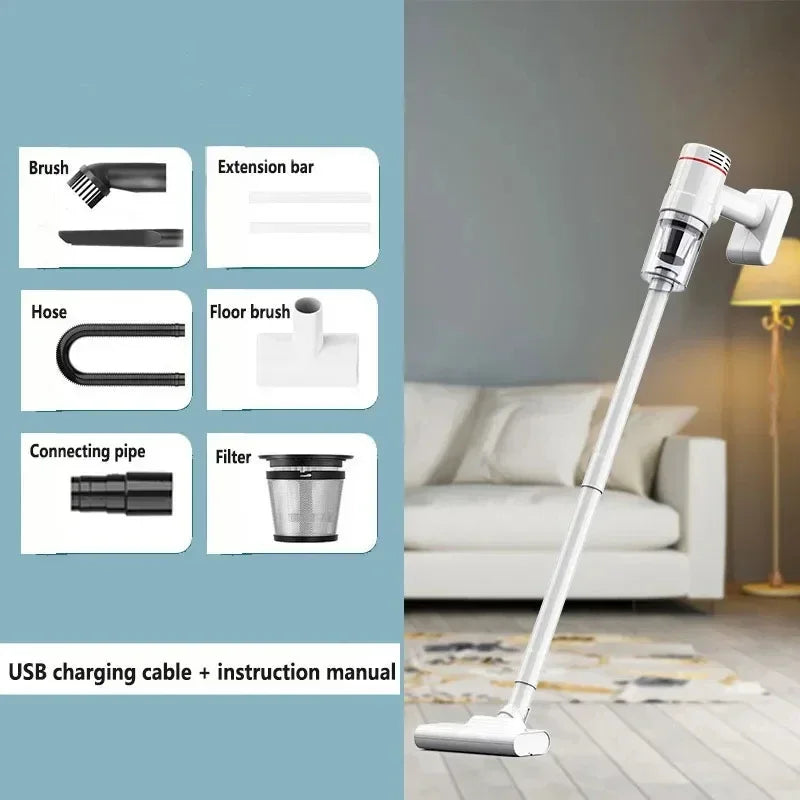 Xiaomi 95000Pa Cordless Handheld Vacuum Cleaner – Wireless, Metal Strainer, Home & Car