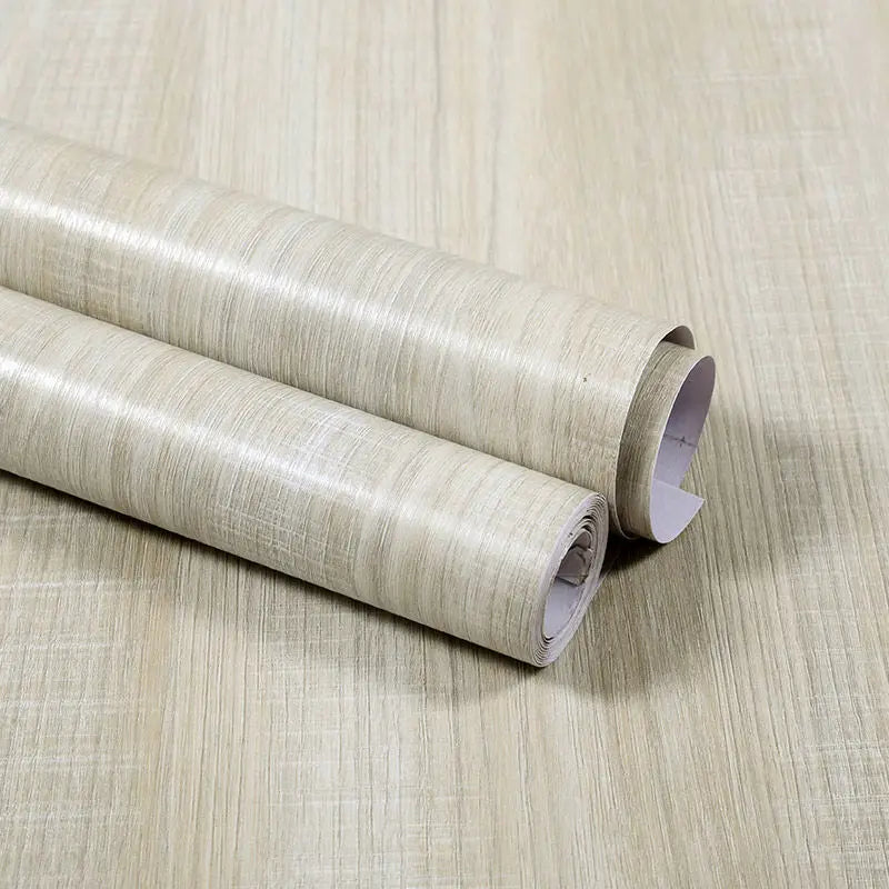 Self-Adhesive Waterproof Wood Effect Wallpaper Roll – PVC Vinyl