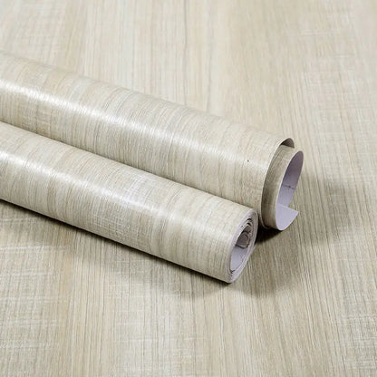Self-Adhesive Waterproof Wood Effect Wallpaper Roll – PVC Vinyl