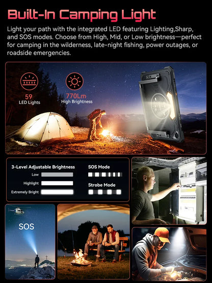 Cubot TAB KingKong S Rugged Tablet – Android 15, 15300mAh, 48MP, 10.1" 90Hz, 4G LTE