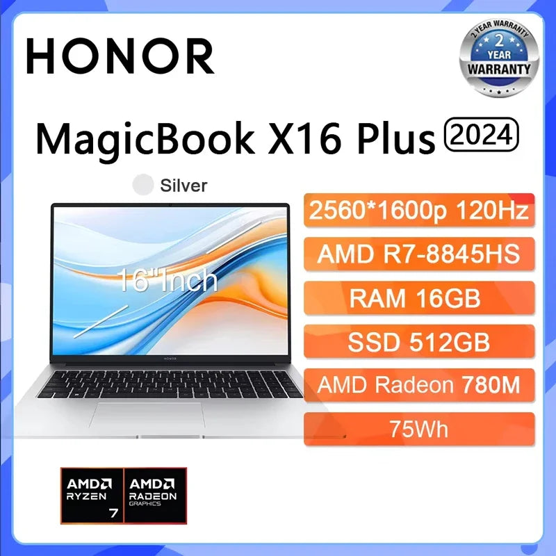 HONOR MagicBook X14 / X16 2026 — Intel Ultra 5, 24GB RAM, 1TB SSD, 120Hz, Windows 11 Pro