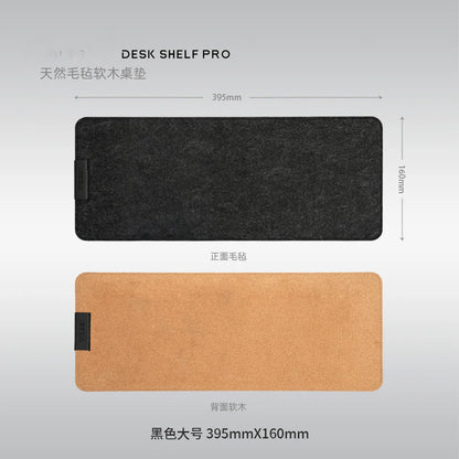 Cork Felt Keyboard Desk Pad – Shock Absorbing Silent Mat for 60%–80% Mechanical Keyboards