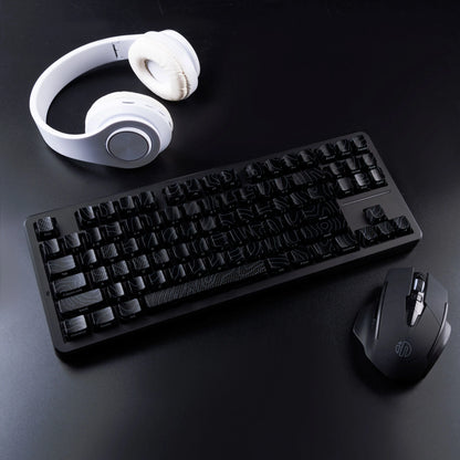 XVX Topographic Keycaps 118 Keys – OEM Profile, Shine-Through, IMD-Tech, Side Print