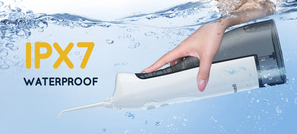 Mornwell D52 Portable Water Flosser + X3 Electric Toothbrush Combo – 4 Modes, 300ml Tank, Rechargeable, Travel-Ready