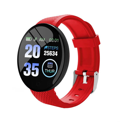 D18 Smart Watch – Waterproof Fitness Tracker with Heart Rate & Sleep Monitor