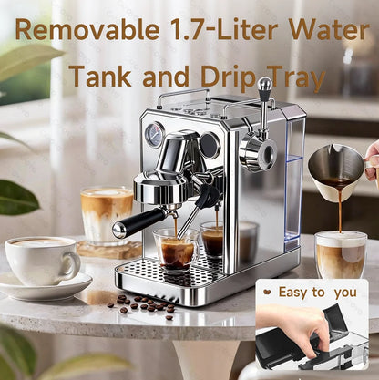 CAFOVO G3006 Espresso Machine – 15 Bar Home Coffee Maker 220V