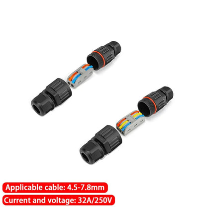 IP68 Waterproof Wire Connector – 2/3 Pin Solder-Free Junction Box