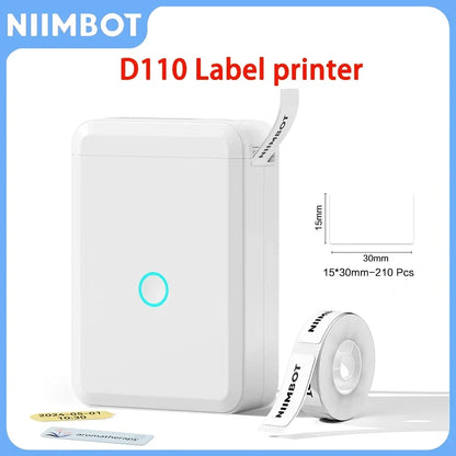 Niimbot D110 Portable Mini Label Printer – Thermal, Inkless, Bluetooth, UV