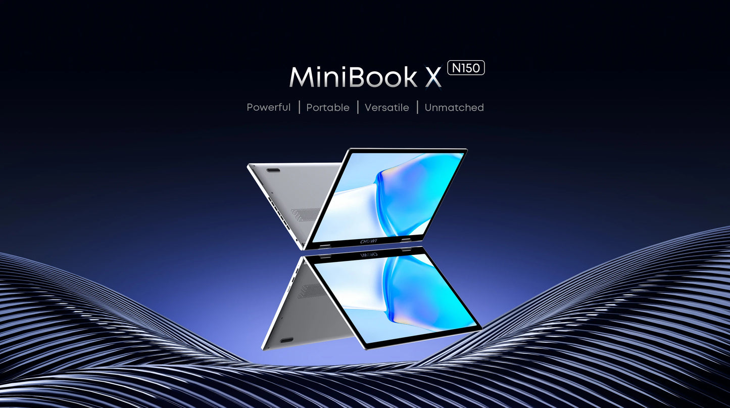 CHUWI MiniBook X 2-in-1 Laptop Tablet – 10.51" FHD Touch, Intel N150/N100, 12/16GB LPDDR5, 512GB SSD, Win 11