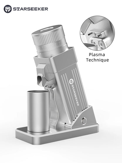 STARSEEKER E55Pro Electric Coffee Grinder – 55MM Titanium Cone Burr, Stepless Adjustment