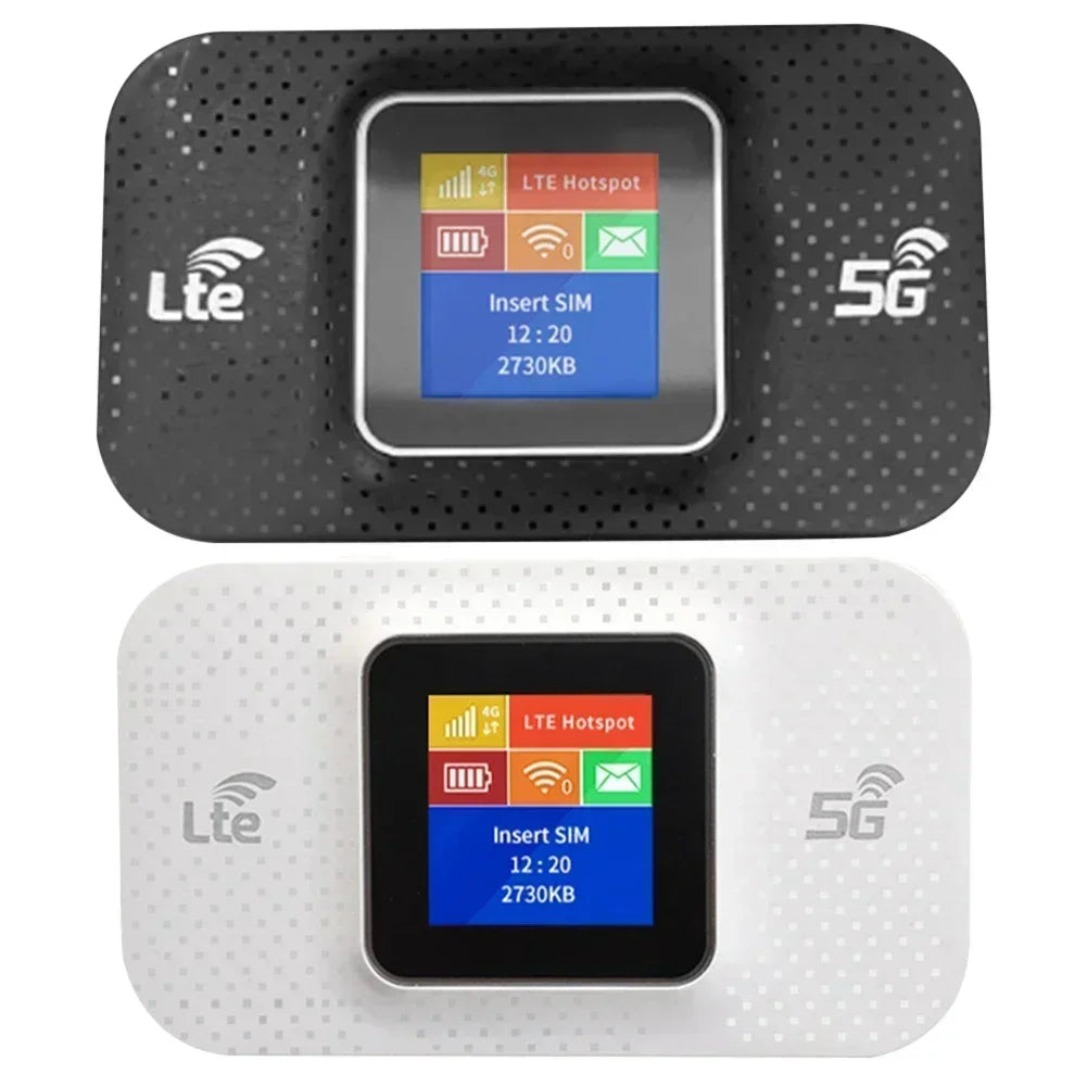 Portable R.E.D. Shopping 4G/5G Mobile WiFi Router with SIM card slot, compact design, and 150Mbps wireless internet connectivity.