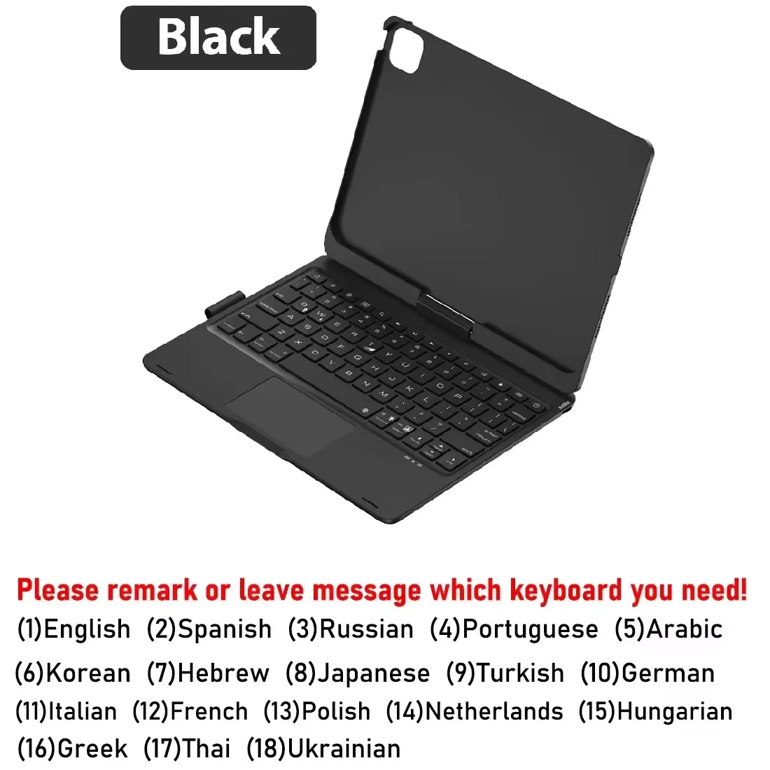 Magic Keyboard Case for iPad – Air 11/13, Pro 11/12.9, iPad 10th/7th-9th Gen, Backlit