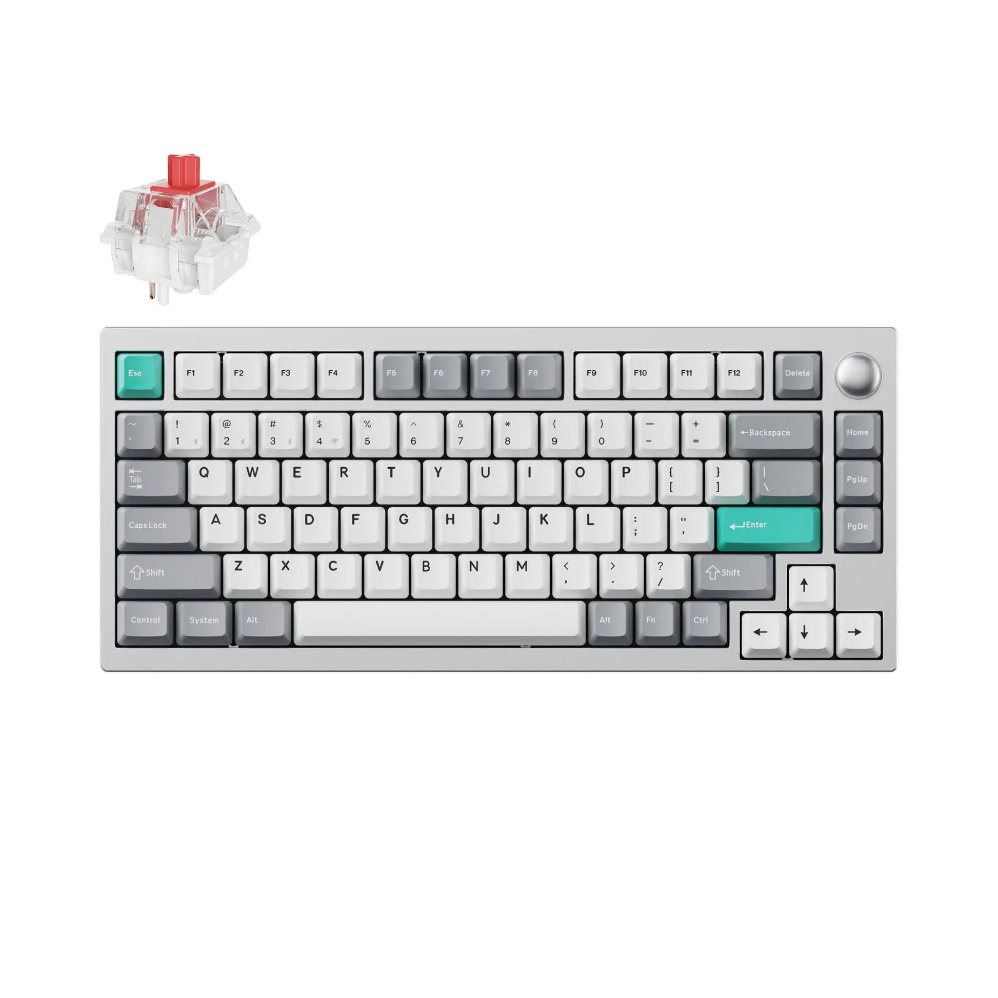 Lemokey P1 Pro QMK VIA wireless mechanical gaming keyboard with CNC aluminum build and compact design, showing key layout and RGB lighting.