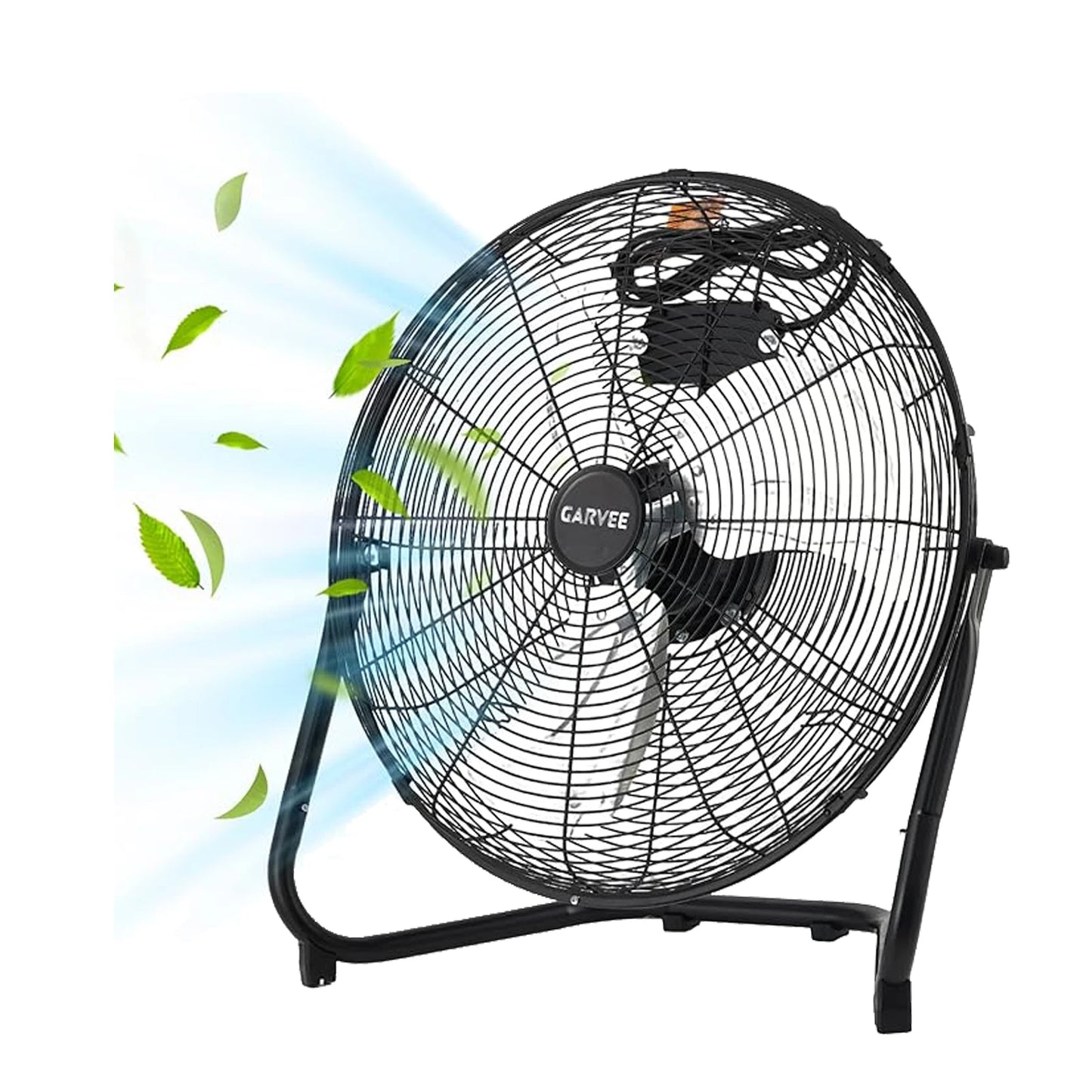 Heavy Duty Industrial Floor Fan 12–20" – 3 Speeds, 4800 CFM, 360° Tilt, High Velocity